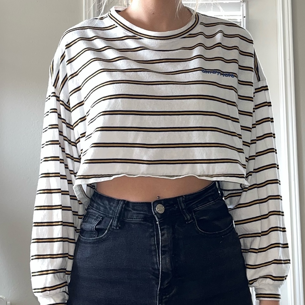 Forever 21 striped crop